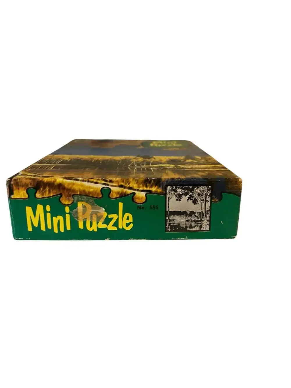 Vintage Warren Paper Products Mini Puzzle Canjilon Lake